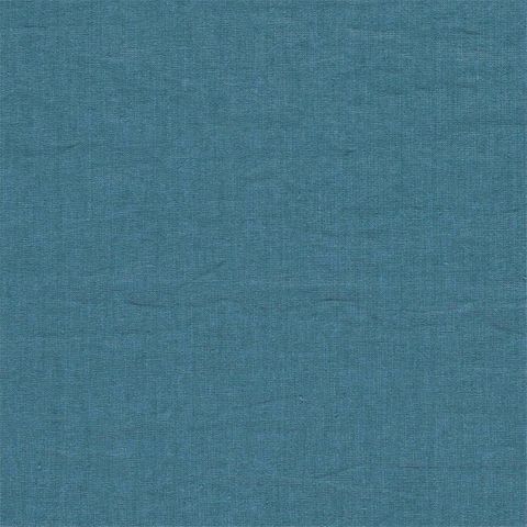 Rue Linen Petrol Upholstery Fabric