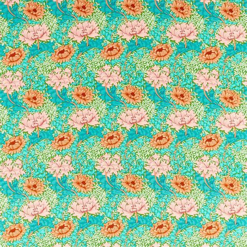 Chrysanthemum Summer Upholstery Fabric