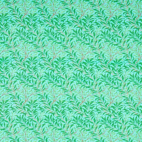 Willow Bough Sky/Leaf Green Upholstery Fabric