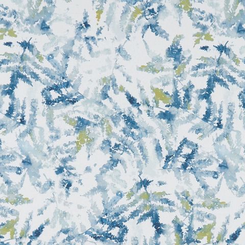 Arielli Teal/Citrus Upholstery Fabric