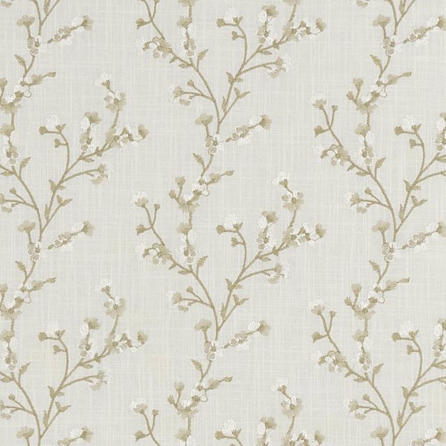 Clarke and Clarke Origins Blossom Ivory
