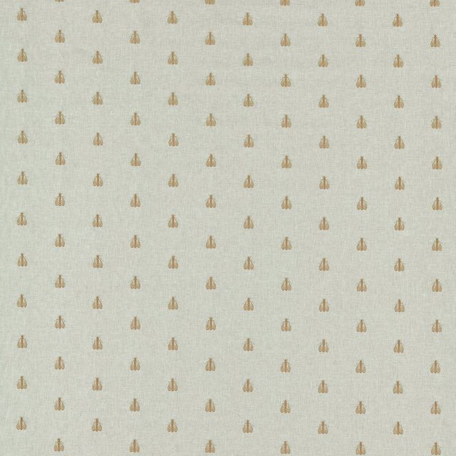 Clarke and Clarke Pomarium Falena Linen/Gold