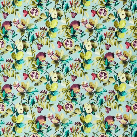 Fruta Velvet Mineral Upholstery Fabric