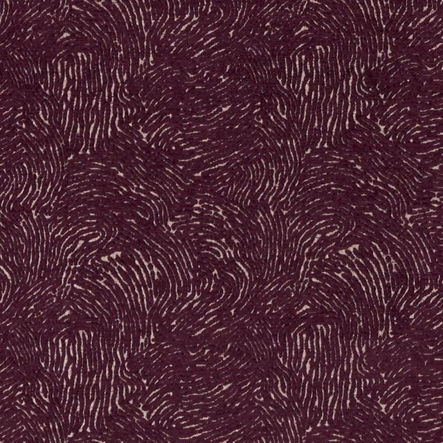 Clarke and Clarke Avalon Levante Damson Upholstery Fabric