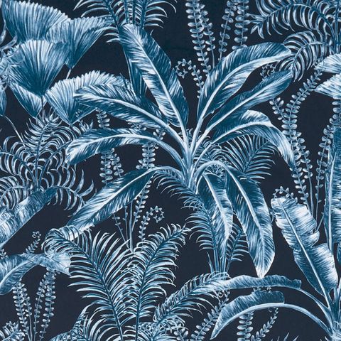 Majorelle Velvet Midnight Upholstery Fabric