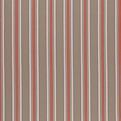 Marylebone Navy/Rouge Upholstery Fabric