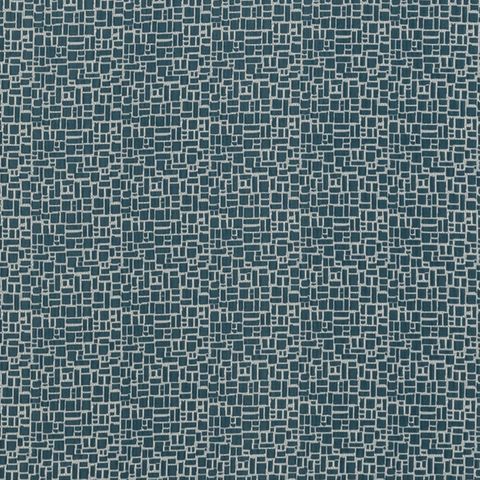 Maze Kingfisher Voile Fabric