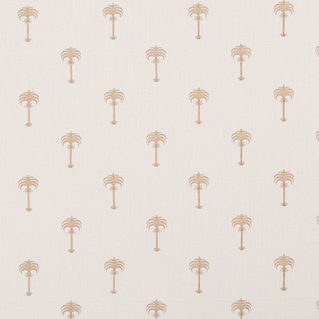 Menara Metallic Rose Gold/Ivory Voile Fabric