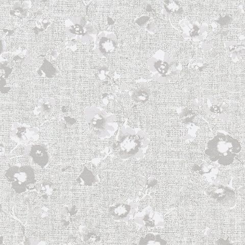 Sakura Silver Upholstery Fabric