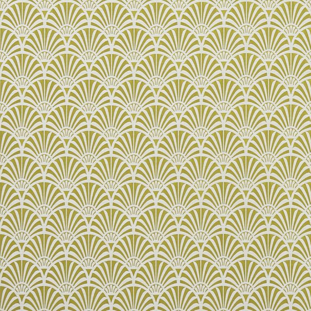 Clarke and Clarke Prince of Persia Zellige Chartreuse