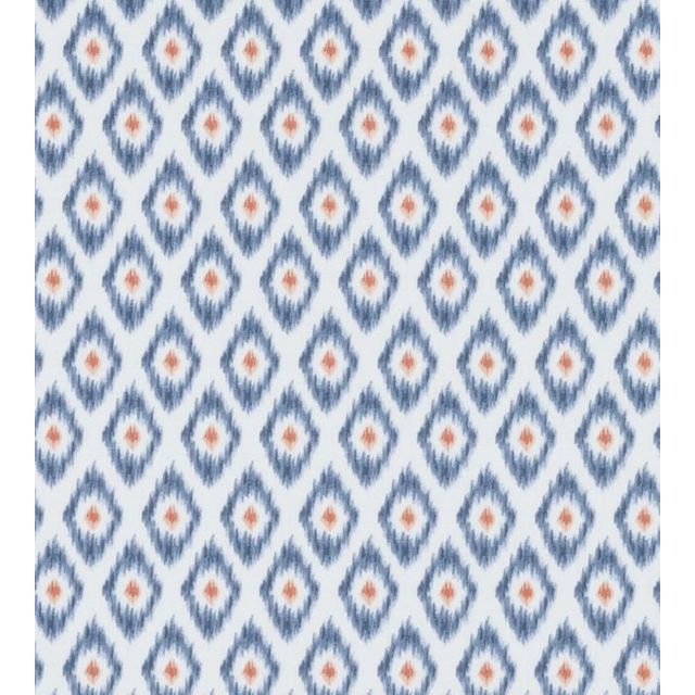 Studio G Co-ordinates Zora Denim/Spice Upholstery Fabric