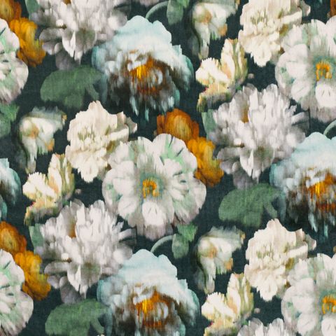 Black Edition Herbaria Herbaria Peacock Box Cushion