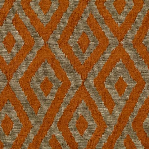 Kalahari Burnt Ochre Voile Fabric