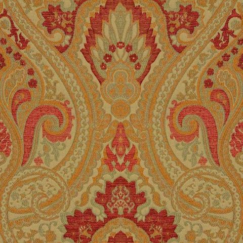 Olympos Persia Apple Red Voile Fabric