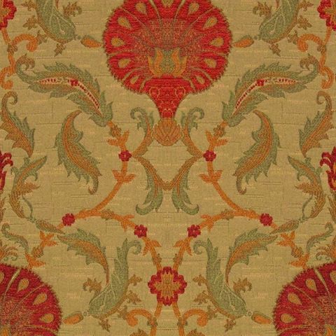 Olympos Ottoman Apple Red Voile Fabric