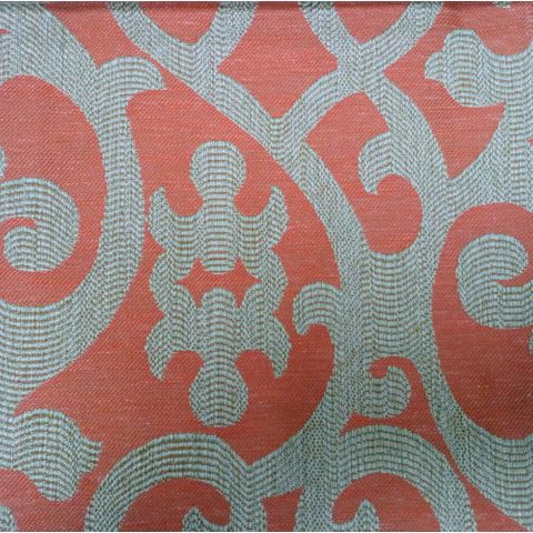 Marrakech Coral Voile Fabric