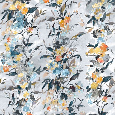 Chess Design Fantasia Arya Gold Fabric