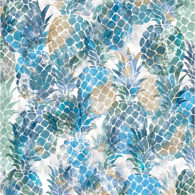 Chess Design Fantasia Pineapple Aqua