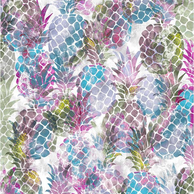 Chess Design Fantasia Pineapple Fuchsia