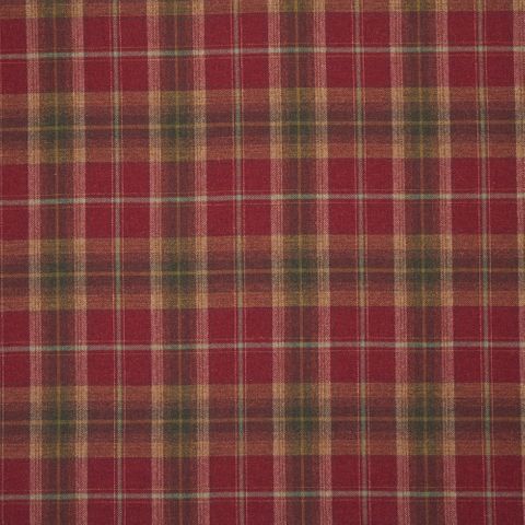 Balmoral Claret Voile Fabric