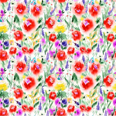 Fleur Jazz Voile Fabric