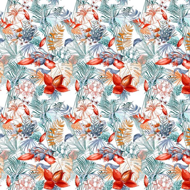 Chess Design Jardin Marie Burnt Orange