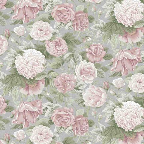 Anjou Rose Voile Fabric