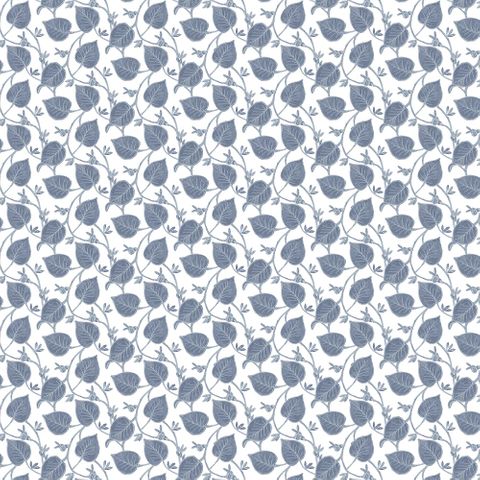 Foret Bleu Voile Fabric