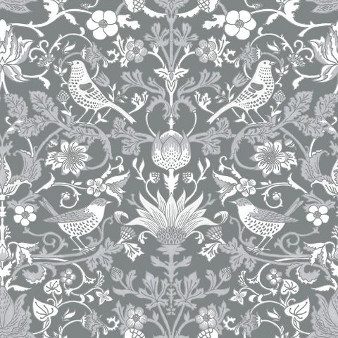 Audley Dove Voile Fabric