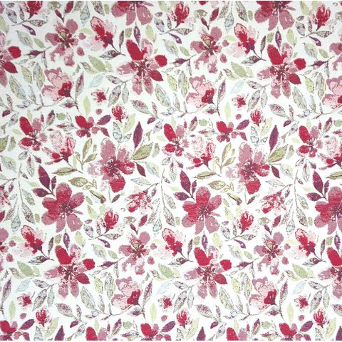 Lucca Red Voile Fabric