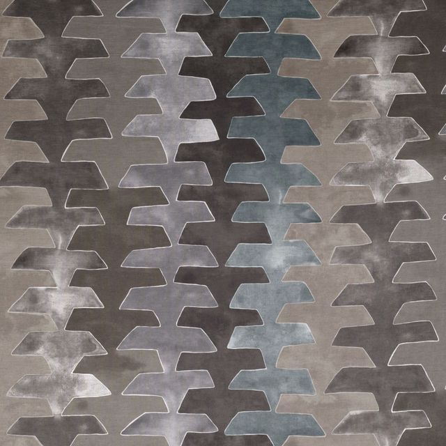 Zinc Textiles Pantelleria Prints Fumarole Taupe