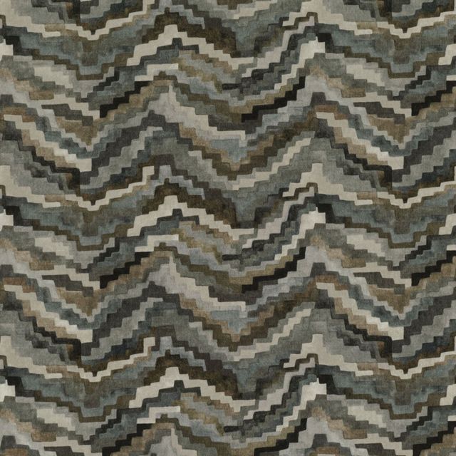 Zinc Textiles Pantelleria Prints Falconetto Umber