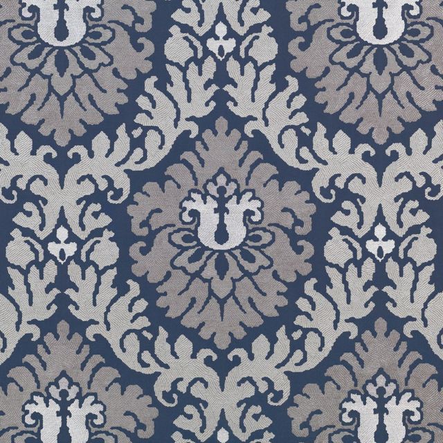 Zinc Textiles Jet Set LErmitage Carbon Blue