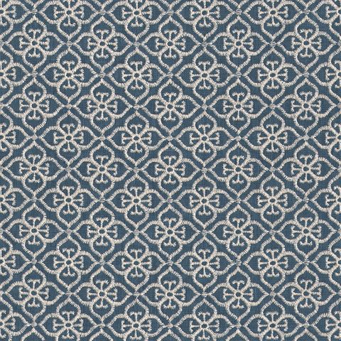 Calypso Blue Voile Fabric