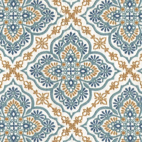 Havana Wedgewood Voile Fabric