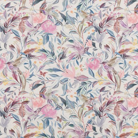 Hummingbird Grape Upholstery Fabric