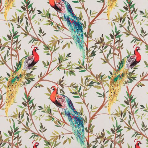 Peacock Aperol Upholstery Fabric