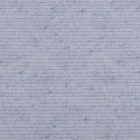 Calligraphy Chambray Bed Runner