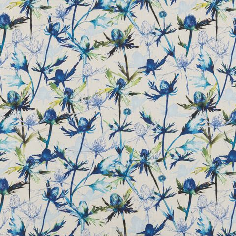Thistle Cobalt Upholstery Fabric