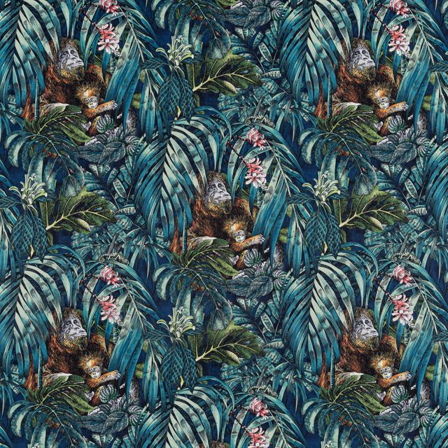 Bill Beaumont Urban Jungle Sumatra Indigo