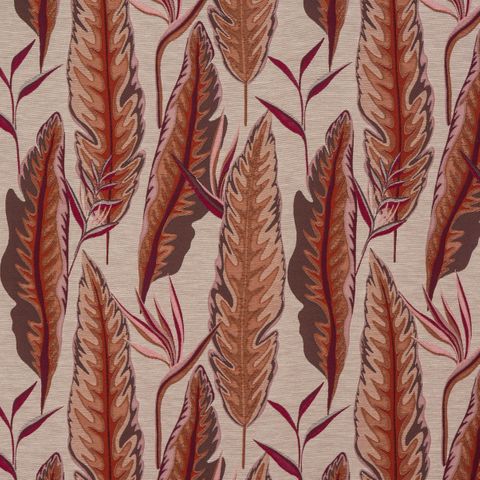 Brodsworth Burnt Orange Voile Fabric