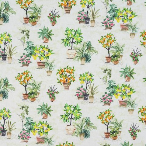 Gardenia Citrus Upholstery Fabric