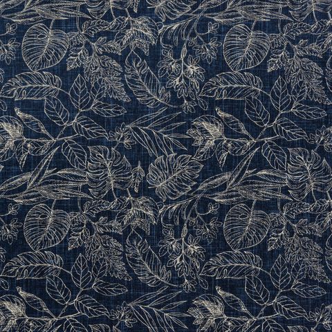 Salvador Indigo Voile Fabric