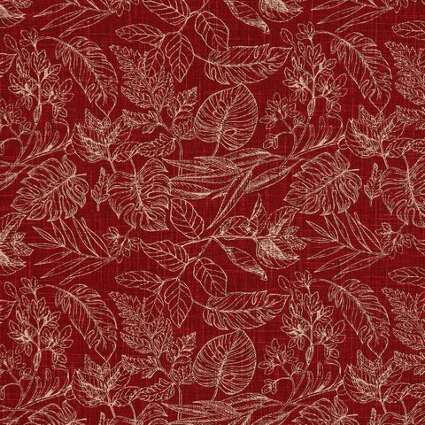 Salvador Rosso Voile Fabric