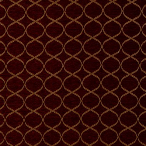 Trellis Rosso Upholstery Fabric