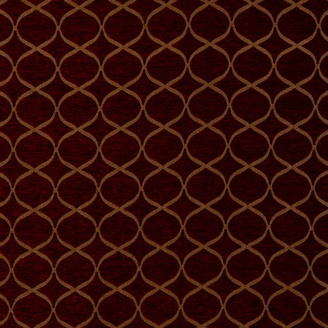 Fryetts Geo Trellis Rosso
