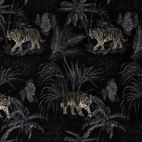 Bengal Noir Voile Fabric