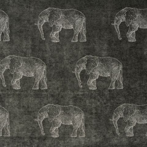 Elephant Grey Voile Fabric