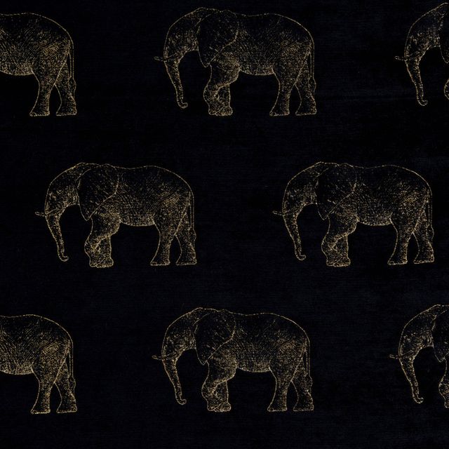 Porter & Stone Serengeti Elephant Noir