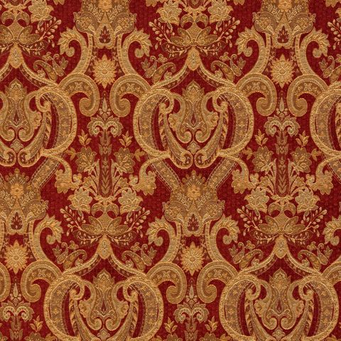 Grafton Red Upholstery Fabric